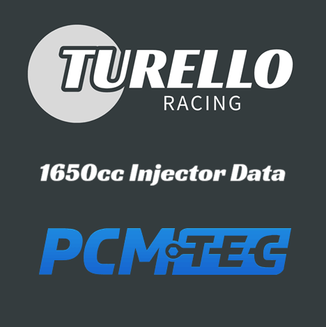 Ford Falcon PCMTec Injector data - Bosch Motorsport 1650cc - Turello Racing